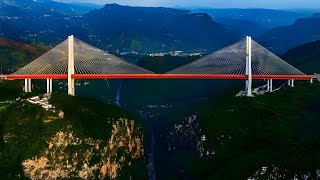 THE BRIDGE IN THE SKY || THE BEIPANJIANG EXPRESS BRIDGE 杭瑞高速公路北盘江大桥 #engineering #bridge