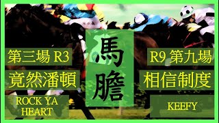 【賽馬貼士】Nek Chang 馬膽 R3 竟然潘頓 ROCK YA HEART R9 相信制度 KEEFY Hong Kong Horse Racing Tips