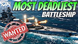 The MOST Wanted Deadliest Battleship in Ranked Mode! 🏆🔥 | Modern Warships