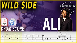 Wild Side - ALI | DRUM SCORE Sheet Music Play-Along | DRUMSCRIBE