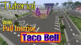 Minecraft Taco Bell Tutorial -With Interior