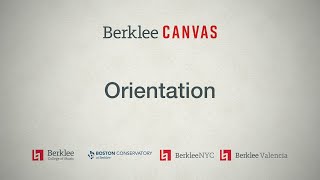 Canvas Training: Orientation