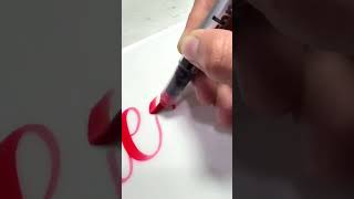 Do you hate me for this? #lettering #calligraphy #hacks #oddlysatisfying #shorts