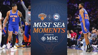 Knicks defeat Philadelphia 76ers in OT on the road | January 15, 2025 | FULL Game Highlight