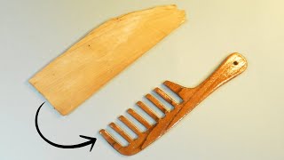 Wooden Comb Making|How To Make Comb|MENT CRAFTS