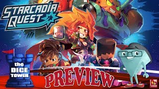 "STARCADIA QUEST" a Dice Tower Preview - with Boardgame Corner