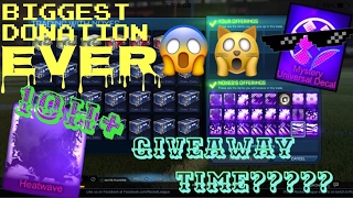 OMFG Crazy Fans 10 Heatwave+ Biggest Donation Ever?!?! Is Time To Do Some Mystery Decal Giveaway!!!!