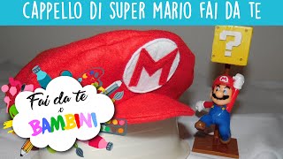 Cappello da Super Mario in pannolenci - Tutorial