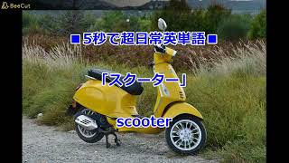 5秒英単語 2025-01-09 scooter スクーター