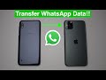 How to Transfer WhatsApp Data Between Android and iPhone!