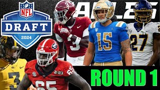 2024 NFL Draft LIVE Reaction 👀 Picks 1 - 32 will the Eagles make a BLOCKBUSTER T