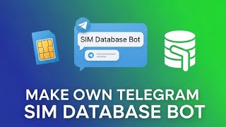 How to make own telegram sim database bot | 2025 | new method