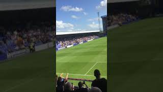Bolton fan runs on the pitch at Tranmere rovers