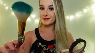 ASMR MAQUIANDO VOCÊ DELICADAMENTE | GENTLY APPLYING YOUR MAKEUP | Personal Attention