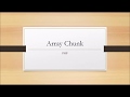 Array chunk Function |  array_chunk(array,size,preserve_key) | Array functions in PHP