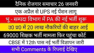 उ0 प्र0 भू सम्पदा विभाग में ग्रेजुएट पास PA भर्ती विज्ञापन जारी | 20 लाख सरकारी नौकरियों की बाहर |