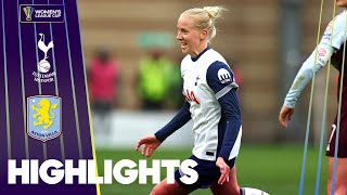 Super Strike from Summanen! 🚀 | Tottenham v Aston Villa Highlights | Women's League Cup 2024/25