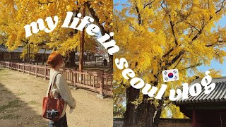 new camera, palaces with friends 💛 a week of my life in autumn in seoul, korea vlog