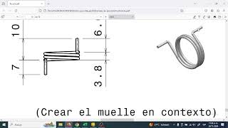 Construcción muelle de Trócola en Inventor - Parte 3