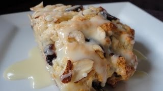 Cranberry Almond Scones w/ Orange Glaze