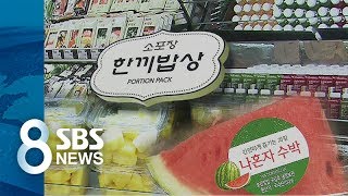 '나홀로족'이 바꿔놓은 1인 먹거리 시장 / SBS