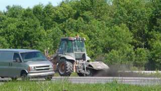 Roadtec RX-900 milling machine removing road surface on 401