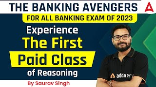 The Banking Avengers | Reasoning First Paid Class of Banking Foundation by Saurav Singh