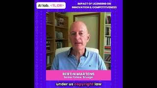 AI lab TL;DR | Bertin Martens - Impact of Licensing on Innovation \u0026 Competitiveness