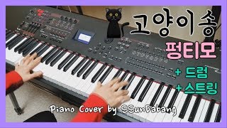 유명 중국BJ 펑티모의 고양이송 ♬피아노커버 한글가사有 (Learn To Meow / 学猫叫)