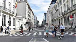 Journée sans voiture à Paris et Bruxelles