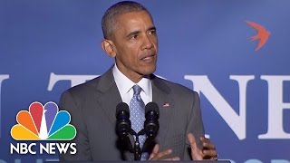 President Obama Takes on 'Divisive' Tone of 2016 Race | NBC News