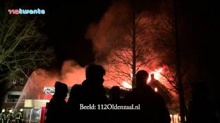 112Twente - Zeer grote uitslaande brand Diepenheim 14-2-2015