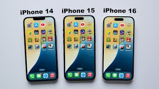 iPhone 14 vs iPhone 15 vs iPhone 16 Ultimate Speed Test 🔥| SURPRISING RESULTS!😍 (HINDI)