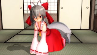 【東方MMD】狐巫女の霊夢(MMD紙芝居)