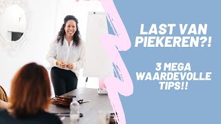 Ben jij aan het piekeren? 3 WAARDEVOLLE TIPS DIE JE NIET MAG MISSEN!!