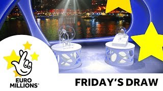 The National Lottery Friday ‘EuroMillions’ draw results from 6th April 2018