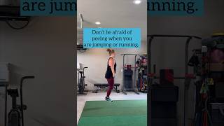 Fix your peeing with jumping or running. Don’t fear it. #pelvicfloor #jumprope #womensfitness