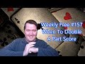 When To Double A Partscore - Weekly Free #157 - Let's Play Bridge