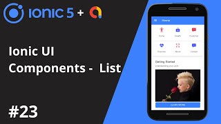 Ionic 5 Tutorial #23 - Ionic UI Component - List