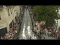 Hundreds of thousands turn out to 