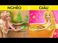 HẬN NUÔI BÚP BÊ BARBIE 💕 Thử thách giàu vs nghèo 😱 Phong cách làm đẹp mới từ 123GO! TRENDS