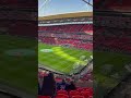 stadion wembley powoli się zapełnia przed finałem pucharu carabao