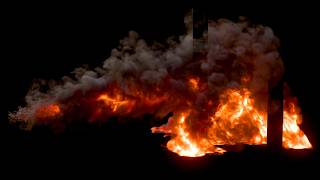 Flamethrower with Blender Nexus