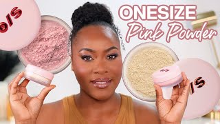 NEW ONE SIZE ULTRA PINK POWDER VS ORIGINAL TRANSLUCENT REVIEW + SIDE BY SIDE COMPARISON 2023