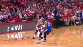 James Harden Drains the DEEP Buzzer Beater vs Golden State!