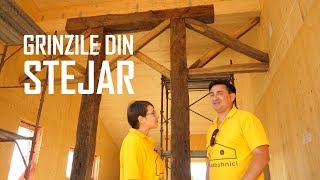 #casabuhnici - Grinzile din stejar de 200 de ani