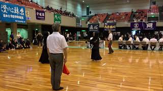 2019西医体 女子団体予選リーグ  磯辺  鹿児島