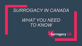 Surrogacy in Canada