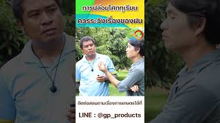 การปล่อยโศกทุเรียน ควรระวังเรื่องของฝน l เกษตรปลอดภัย สไตล์น้าตู่และป้าพัฒน์ #Giarpowers