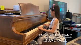 Quadrille - Hayden | Emma at the Piano, 8 years old